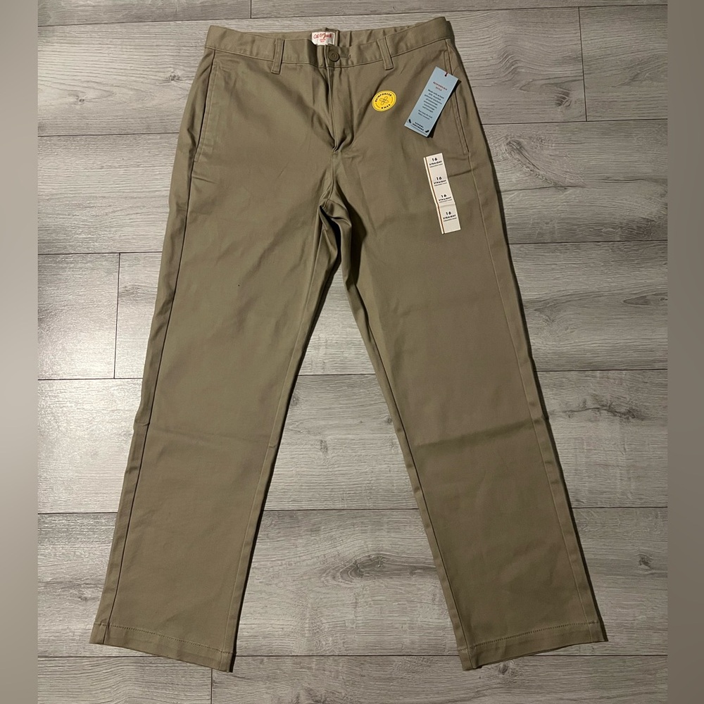 Boys Tan school uniform pants